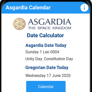 Asgardian Calendar App