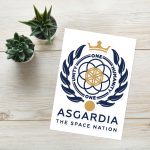 Sticker sheet - Asgardia Coat of Arms