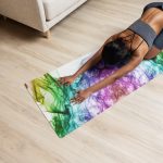 Yoga mat - Purple and Green