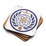 Asgardia Coat of Arms - Cork-back coaster